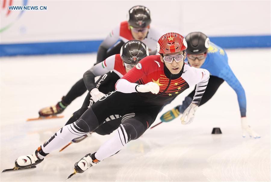 (SP)CHINA-SHANGHAI-SKATING-ISU WORLD CUP SHORT TRACK