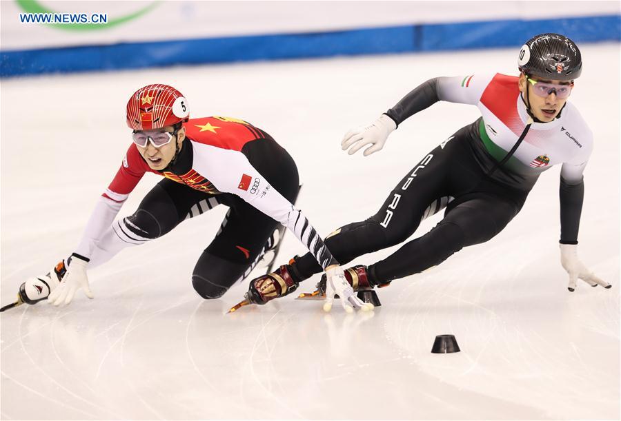 (SP)CHINA-SHANGHAI-SKATING-ISU WORLD CUP SHORT TRACK