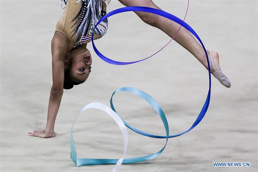 (SP)PHILIPPINES-MANILA-SEA GAMES-RHYTHMIC GYMNASTICS RIBBON FINAL