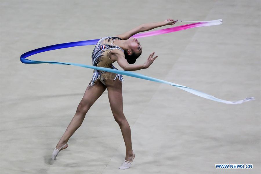 (SP)PHILIPPINES-MANILA-SEA GAMES-RHYTHMIC GYMNASTICS RIBBON FINAL