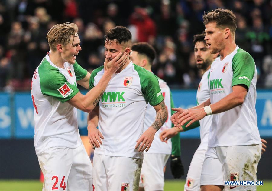 (SP)GERMANY-AUGSBURG-SOCCER-BUNDESLIGA-AUGSBURG VS MAINZ