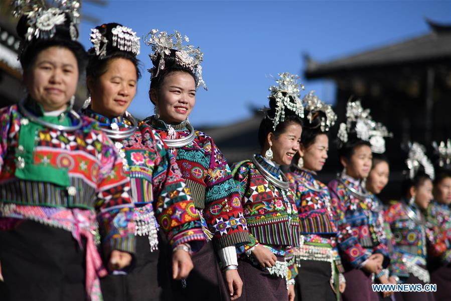 CHINA-GUIZHOU-DANZHAI-MIAO ETHNIC GROUP-JIYOU FESTIVAL-CELEBRATION (CN)