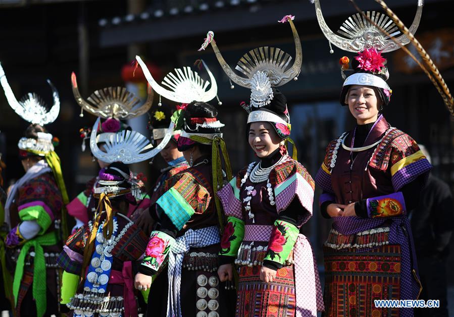 CHINA-GUIZHOU-DANZHAI-MIAO ETHNIC GROUP-JIYOU FESTIVAL-CELEBRATION (CN)
