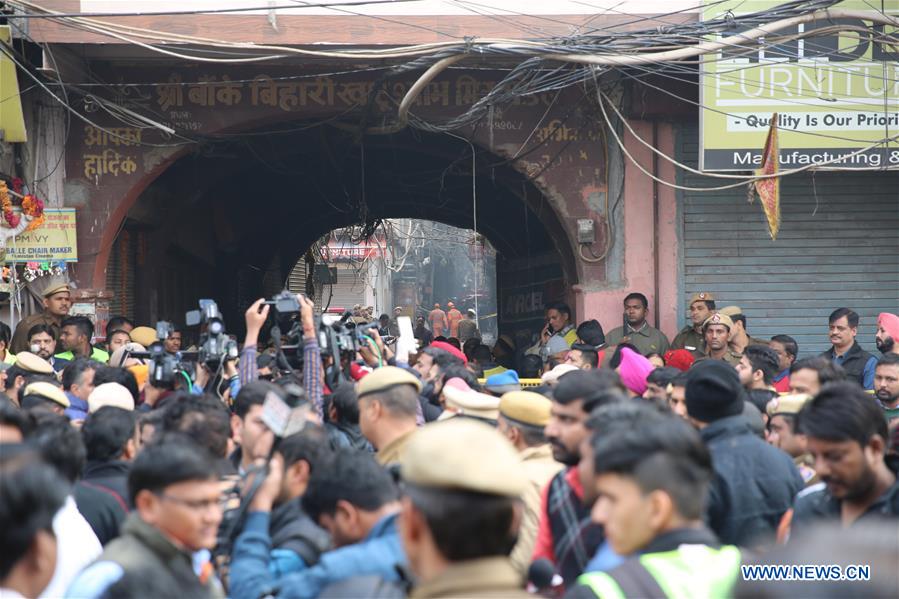 INDIA-NEW DELHI-FIRE INCIDENT