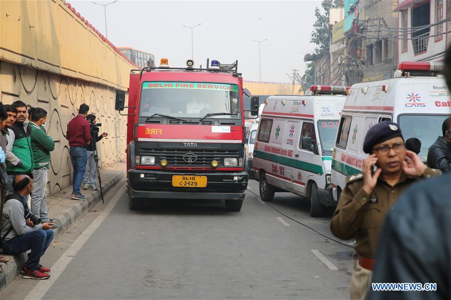 INDIA-NEW DELHI-FIRE INCIDENT