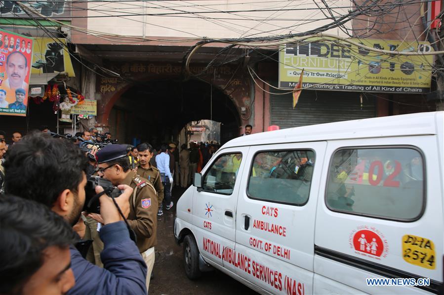 INDIA-NEW DELHI-FIRE INCIDENT