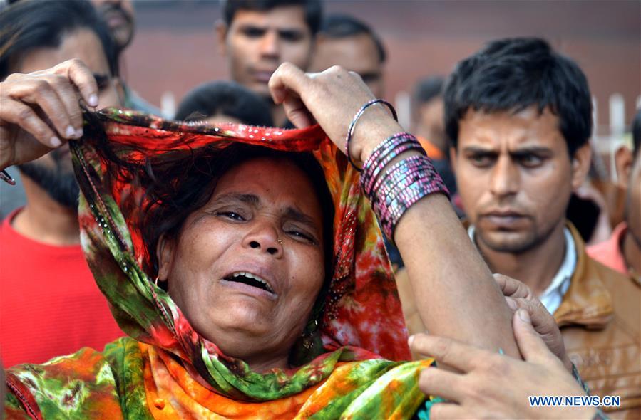 INDIA-NEW DELHI-FIRE INCIDENT