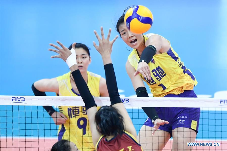 (SP)CHINA-SHAOXING-VOLLEYBALL-WOMEN'S CLUB WORLD CHAMPIONSHIP (CN)