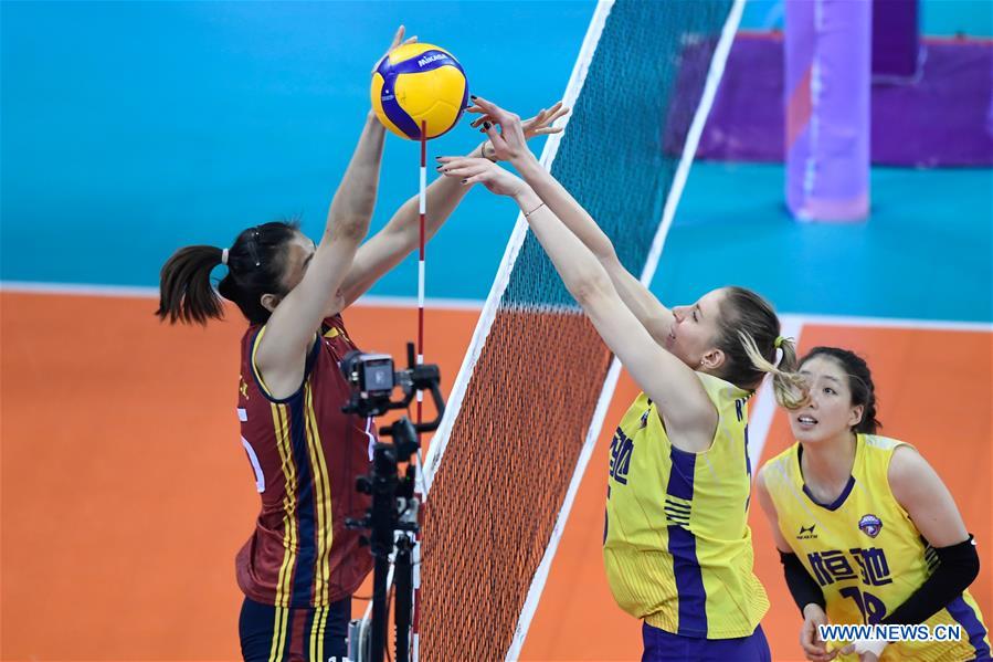 (SP)CHINA-SHAOXING-VOLLEYBALL-WOMEN'S CLUB WORLD CHAMPIONSHIP (CN)