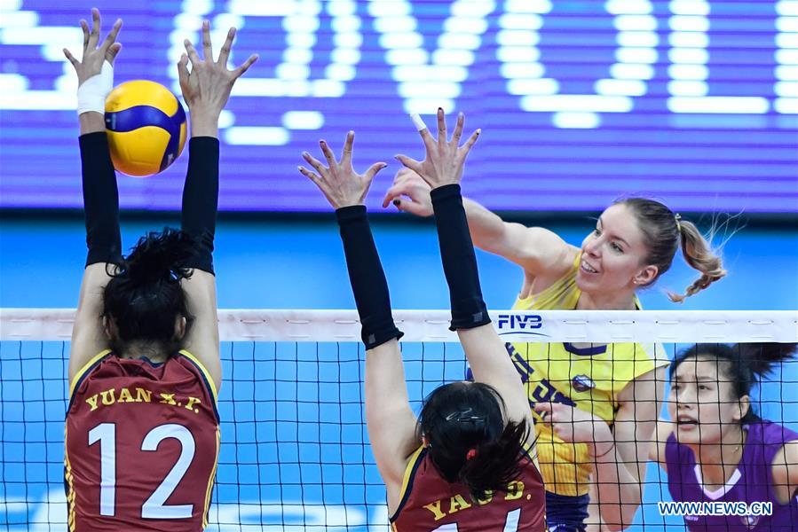(SP)CHINA-SHAOXING-VOLLEYBALL-WOMEN'S CLUB WORLD CHAMPIONSHIP (CN)