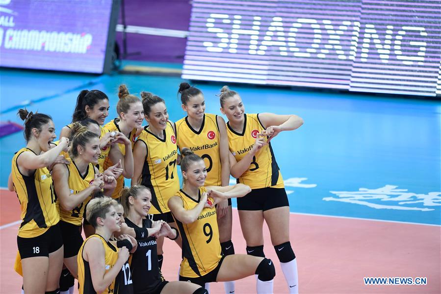 (SP)CHINA-SHAOXING-VOLLEYBALL-WOMEN'S CLUB WORLD CHAMPIONSHIP (CN)