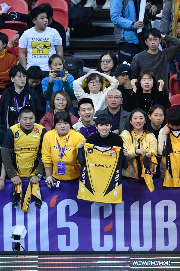 (SP)CHINA-SHAOXING-VOLLEYBALL-WOMEN'S CLUB WORLD CHAMPIONSHIP (CN)