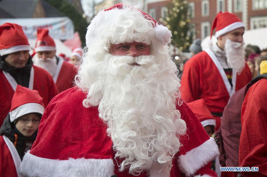 LATVIA-RIGA-SANTA'S FUN RUN