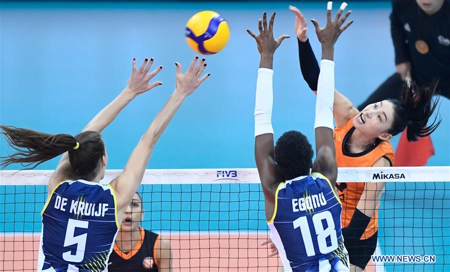 (SP)CHINA-SHAOXING-VOLLEYBALL-WOMEN'S CLUB WORLD CHAMPIONSHIP (CN)