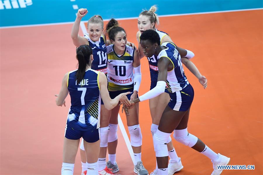(SP)CHINA-SHAOXING-VOLLEYBALL-WOMEN'S CLUB WORLD CHAMPIONSHIP (CN)
