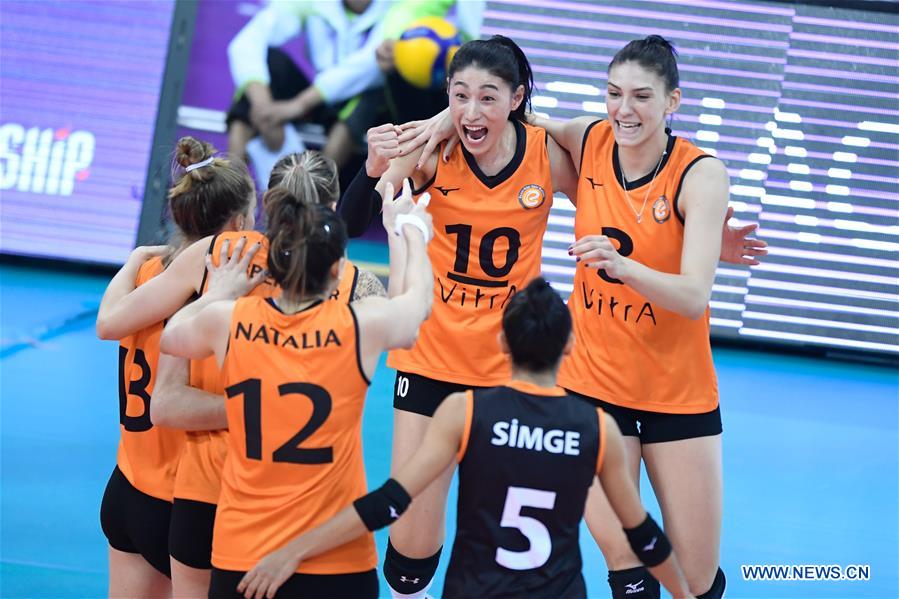 (SP)CHINA-SHAOXING-VOLLEYBALL-WOMEN'S CLUB WORLD CHAMPIONSHIP (CN)