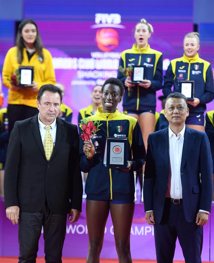 (SP)CHINA-SHAOXING-VOLLEYBALL-WOMEN'S CLUB WORLD CHAMPIONSHIP (CN)