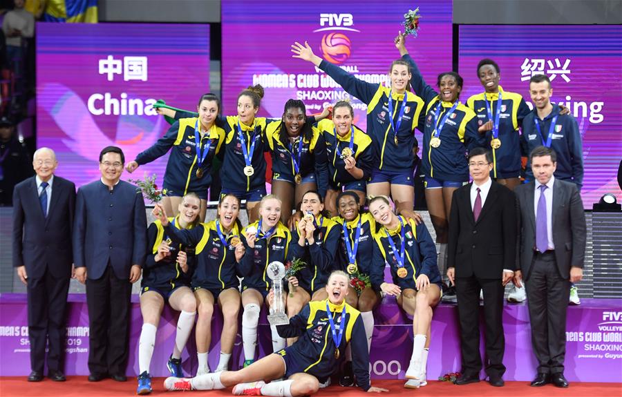 (SP)CHINA-SHAOXING-VOLLEYBALL-WOMEN'S CLUB WORLD CHAMPIONSHIP (CN)