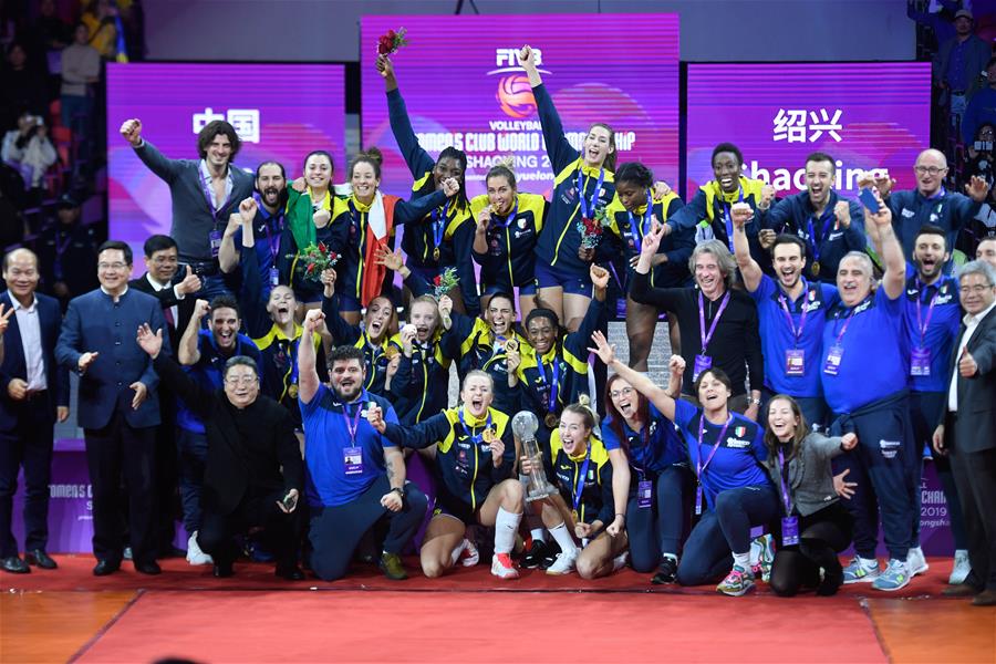 (SP)CHINA-SHAOXING-VOLLEYBALL-WOMEN'S CLUB WORLD CHAMPIONSHIP (CN)