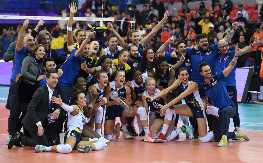 (SP)CHINA-SHAOXING-VOLLEYBALL-WOMEN'S CLUB WORLD CHAMPIONSHIP (CN)