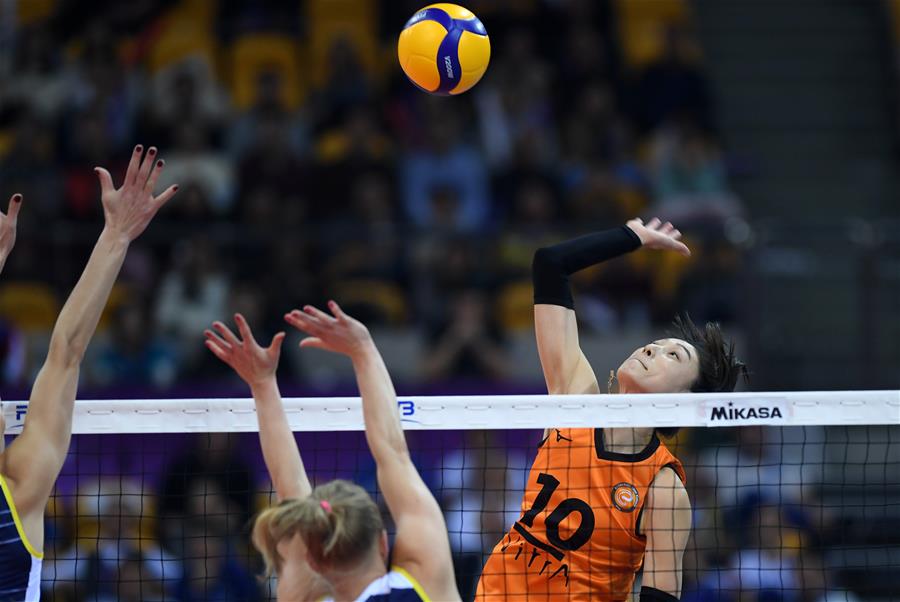 (SP)CHINA-SHAOXING-VOLLEYBALL-WOMEN'S CLUB WORLD CHAMPIONSHIP (CN)