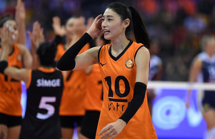 (SP)CHINA-SHAOXING-VOLLEYBALL-WOMEN'S CLUB WORLD CHAMPIONSHIP (CN)