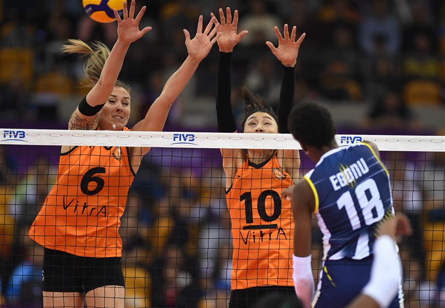 (SP)CHINA-SHAOXING-VOLLEYBALL-WOMEN'S CLUB WORLD CHAMPIONSHIP (CN)