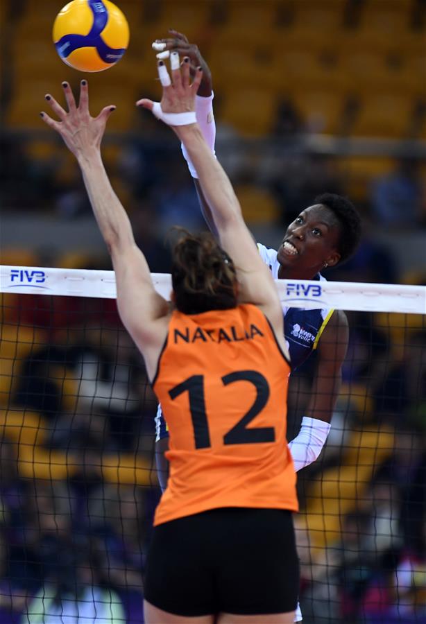 (SP)CHINA-SHAOXING-VOLLEYBALL-WOMEN'S CLUB WORLD CHAMPIONSHIP (CN)