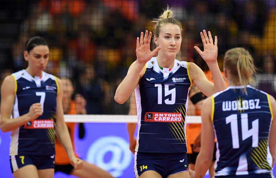 (SP)CHINA-SHAOXING-VOLLEYBALL-WOMEN'S CLUB WORLD CHAMPIONSHIP (CN)