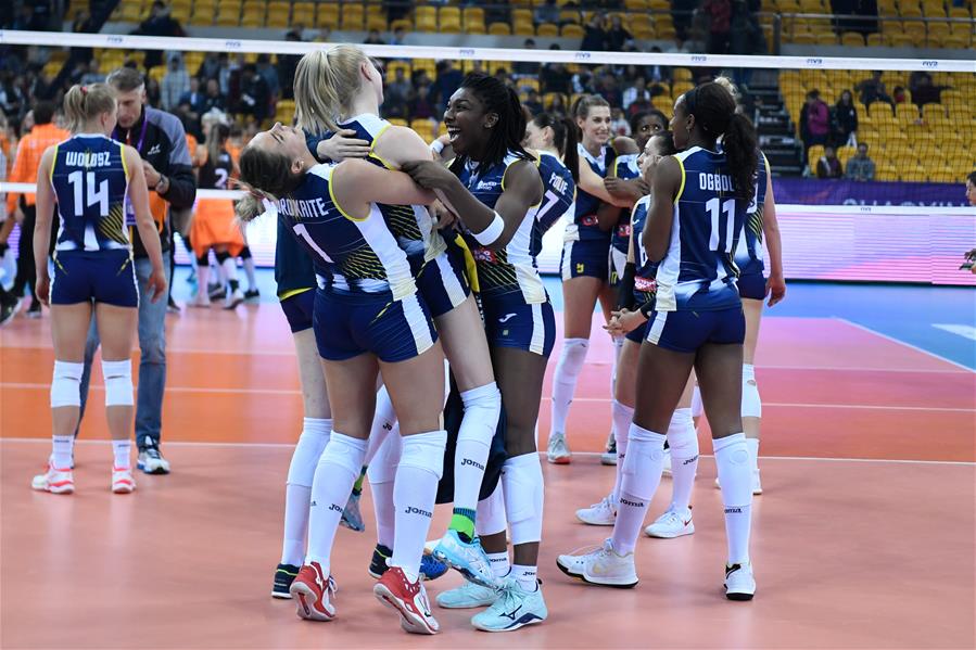 (SP)CHINA-SHAOXING-VOLLEYBALL-WOMEN'S CLUB WORLD CHAMPIONSHIP (CN)