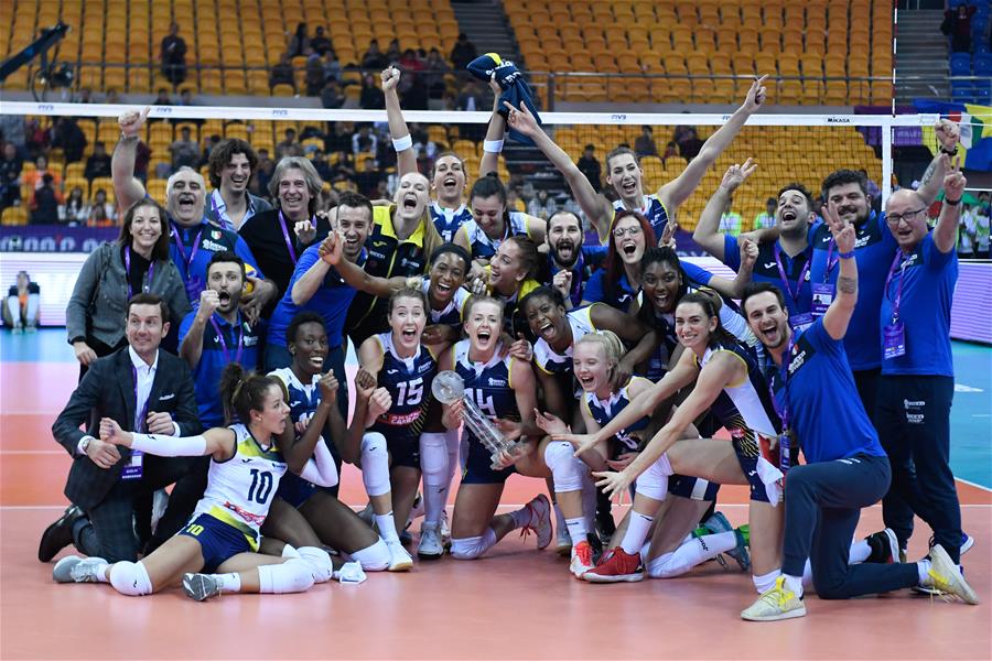 (SP)CHINA-SHAOXING-VOLLEYBALL-WOMEN'S CLUB WORLD CHAMPIONSHIP (CN)