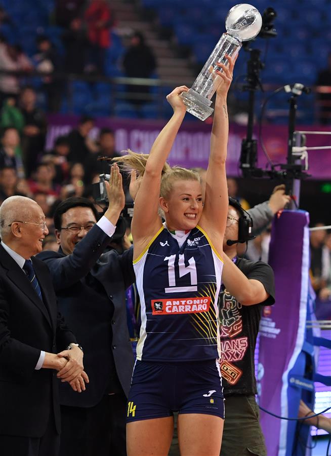 (SP)CHINA-SHAOXING-VOLLEYBALL-WOMEN'S CLUB WORLD CHAMPIONSHIP (CN)
