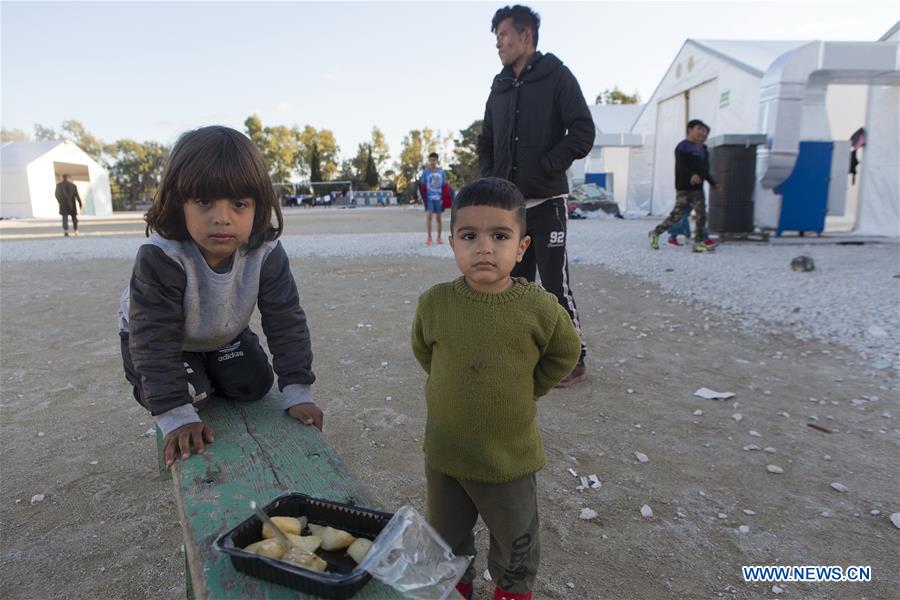 GREECE-CORINTH-REFUGEE-TRANSIT CAMP  