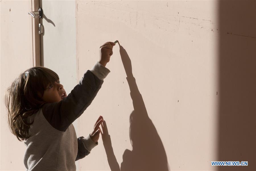 GREECE-CORINTH-REFUGEE-TRANSIT CAMP