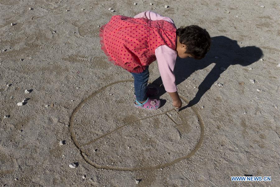 GREECE-CORINTH-REFUGEE-TRANSIT CAMP
