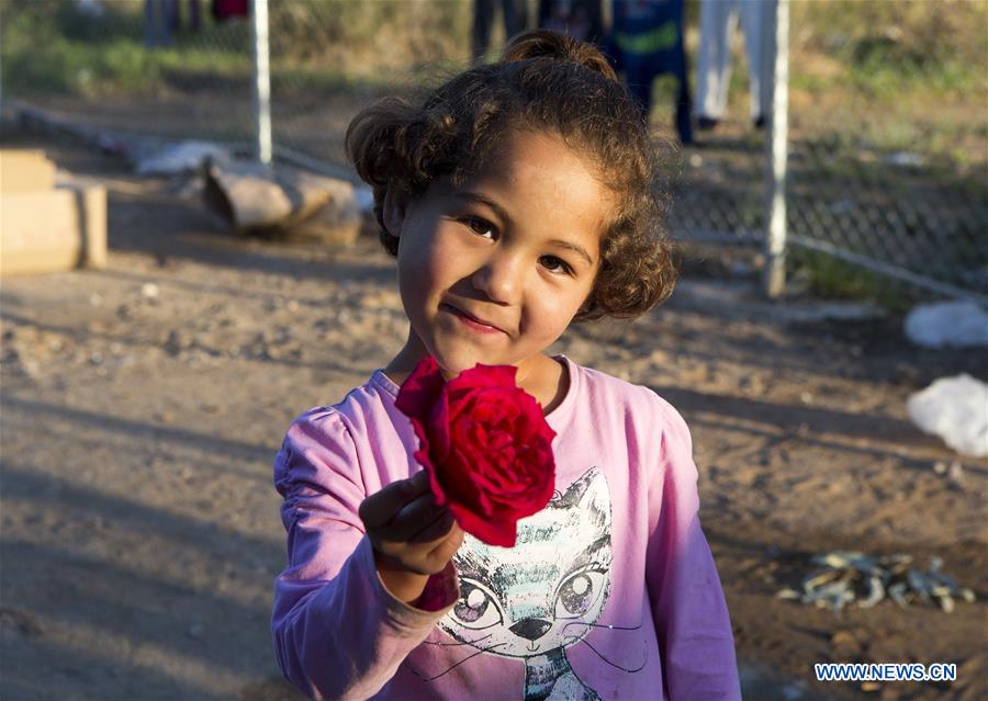 GREECE-CORINTH-REFUGEE-TRANSIT CAMP