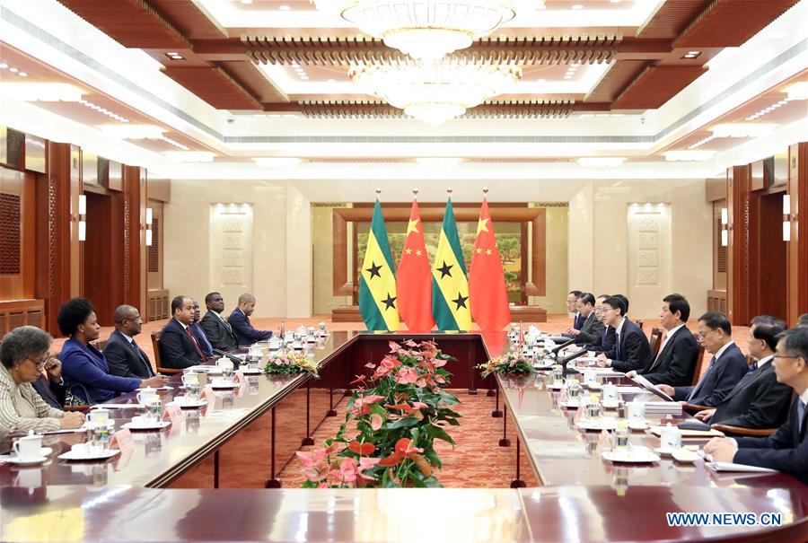 CHINA-BEIJING-LI ZHANSHU-SAO TOME AND PRINCIPE-TALKS (CN)