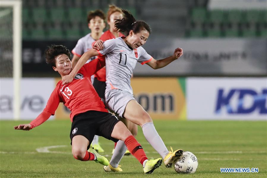 (SP)SOUTH KOREA-SOCCER-EAST ASIAN CUP-WOMEN-CHINA VS SOUTH KOREA
