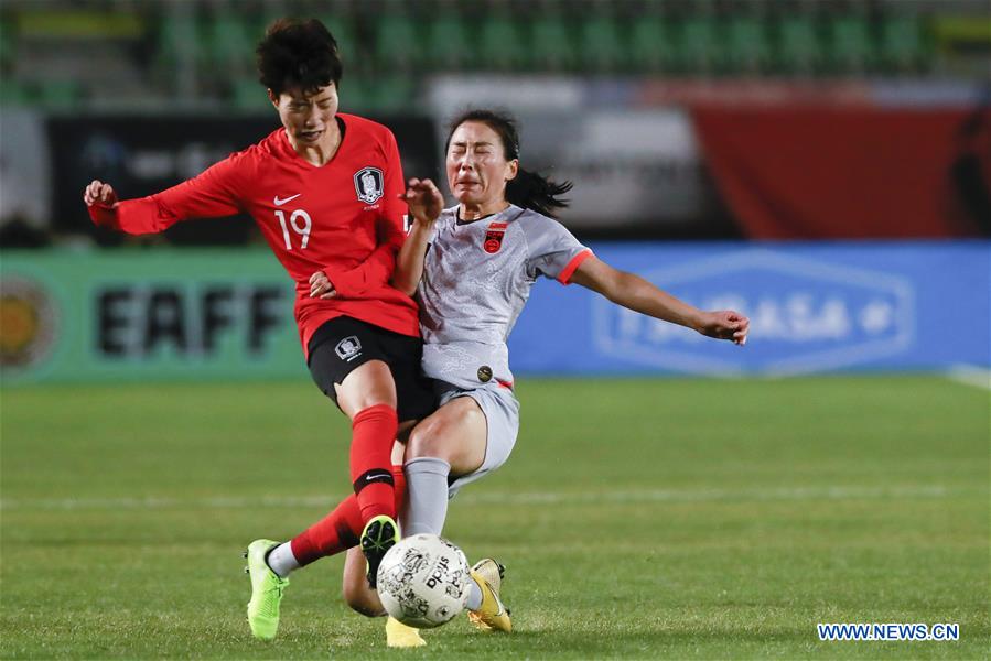 (SP)SOUTH KOREA-SOCCER-EAST ASIAN CUP-WOMEN-CHINA VS SOUTH KOREA