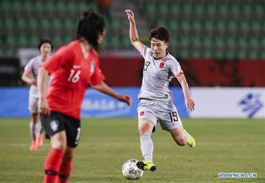 (SP)SOUTH KOREA-SOCCER-EAST ASIAN CUP-WOMEN-CHINA VS SOUTH KOREA