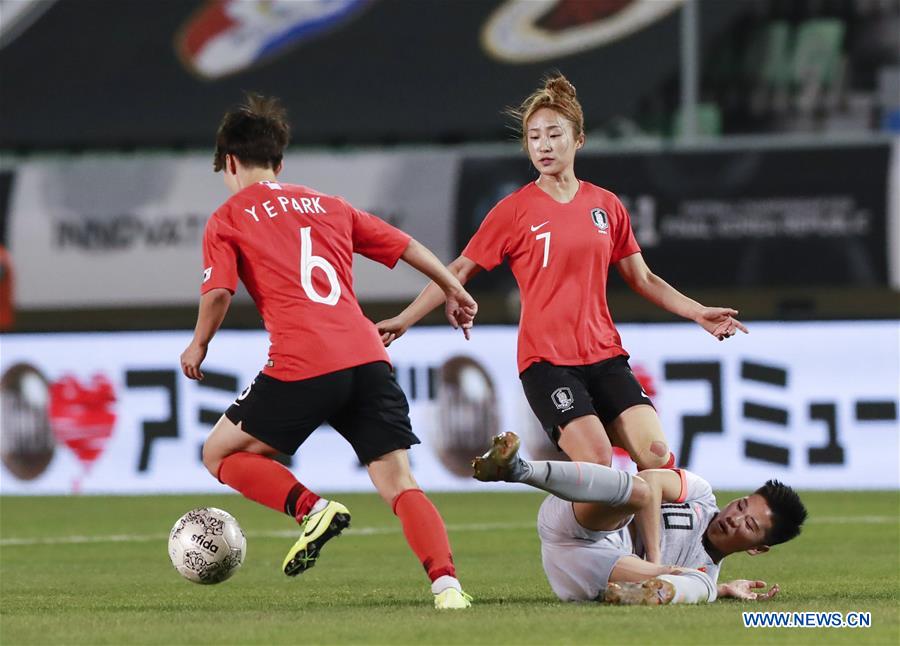 (SP)SOUTH KOREA-SOCCER-EAST ASIAN CUP-WOMEN-CHINA VS SOUTH KOREA