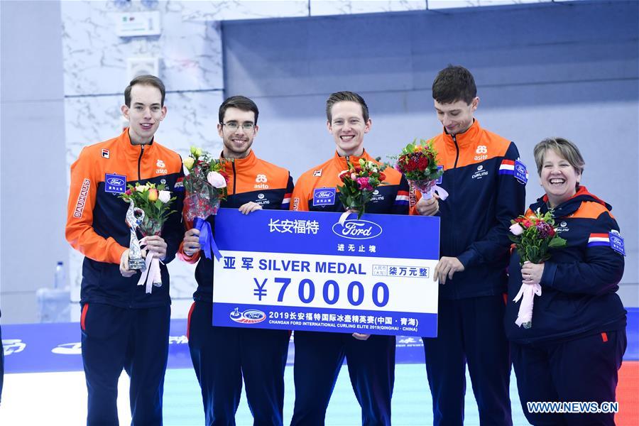 (SP)CHINA-XINING-CURLING-INT'L ELITE 2019-AWARDING CEREMONY (CN)