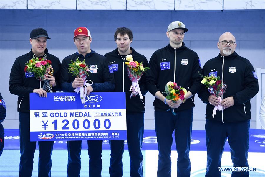 (SP)CHINA-XINING-CURLING-INT'L ELITE 2019-AWARDING CEREMONY (CN)