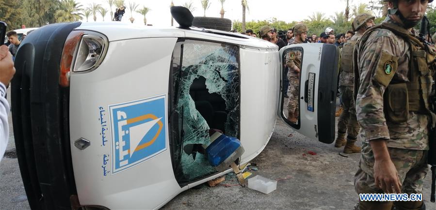 LEBANON-TRIPOLI-BUILDING COLLAPSE-PROTEST