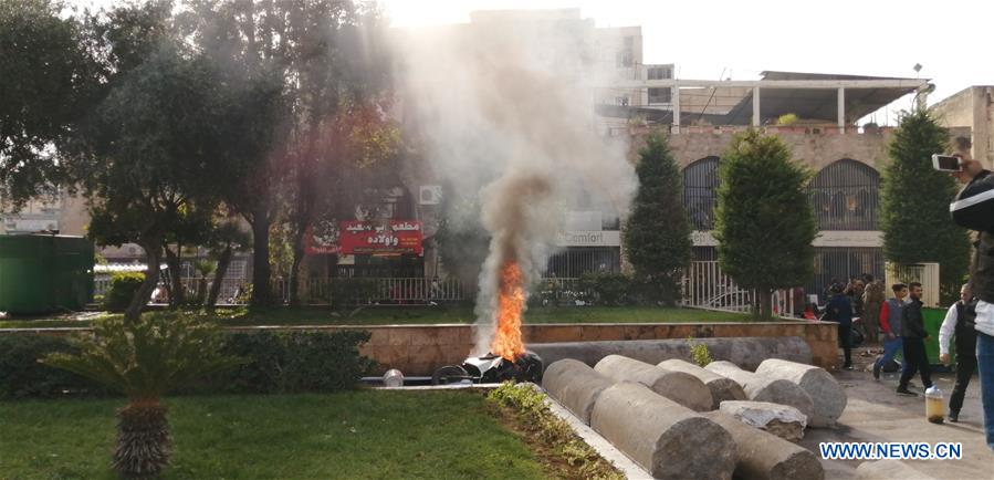 LEBANON-TRIPOLI-BUILDING COLLAPSE-PROTEST