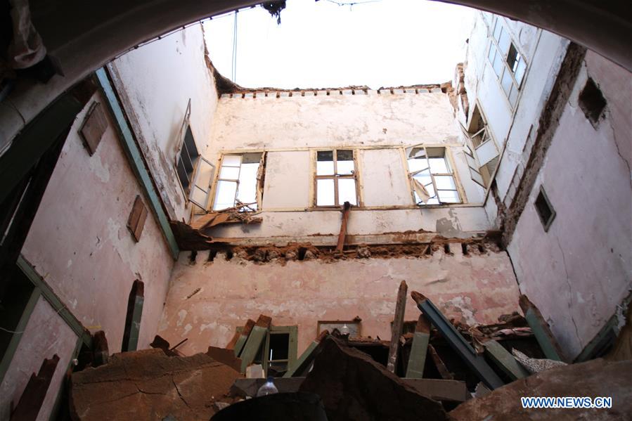 LEBANON-TRIPOLI-BUILDING COLLAPSE-PROTEST