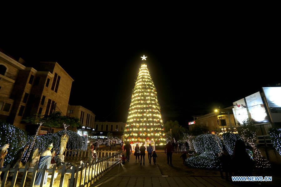 LEBANON-BYBLOS-CHRISTMAS TREE