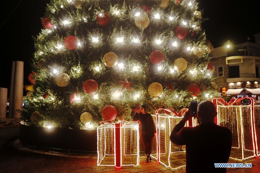 LEBANON-BYBLOS-CHRISTMAS TREE