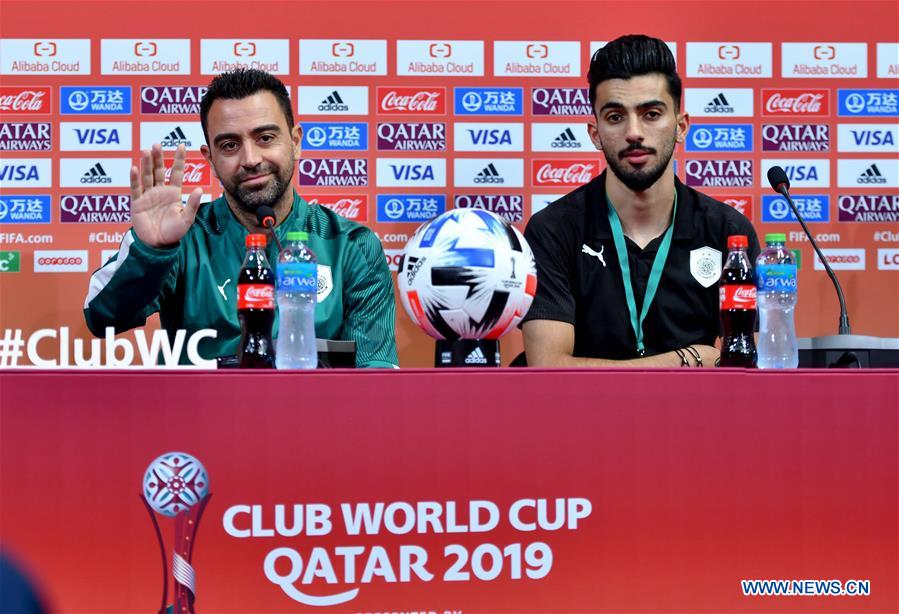 (SP)QATAR-DOHA-FOOTBALL-FIFA CLUB WORLD CUP 2019-AL-SADD-PRESS CONFERENCE