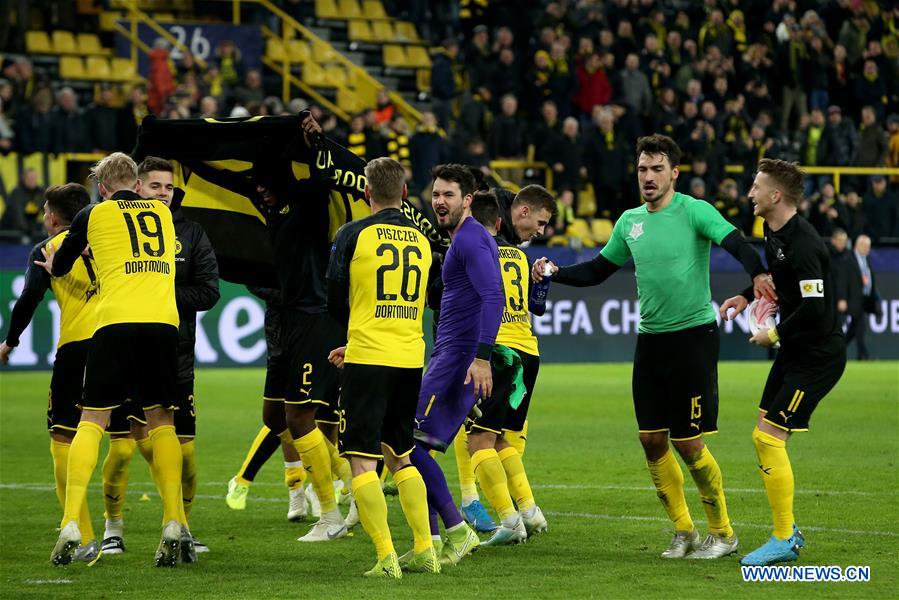 (SP)GERMANY-DORTMUND-FOOTBALL-UEFA CHAMPIONS LEAGUE-DORTMUND VS SLAVIA PRAGUE